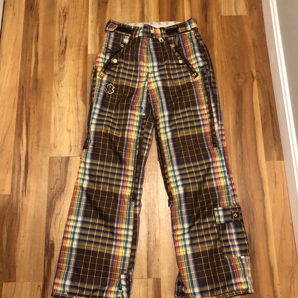 Multidimensional color Snow pants 👖